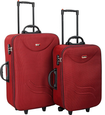 MiLUGGAGE 20+24 Inch Combo Lightweight Trolley Travel Bag/Suitcase Bag with 3 Wheels Expandable Cabin & Check-in Set 3 Wheels - 24 inch MiLUGGAGE 20+24 Inch Combo Lightweight Trolley Travel Bag/Suitcase Bag with 3 Wheels Expandable Cabin & Check-in Set 3 Wheels - 24 inch
