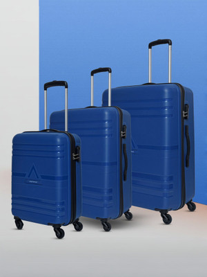 ARISTOCRAT Airstop 3 (Small 53cm | Medium 63cm | Large 73cm) - Trolley Bag Cabin & Check-in Set 4 Wheels - 29 Inch