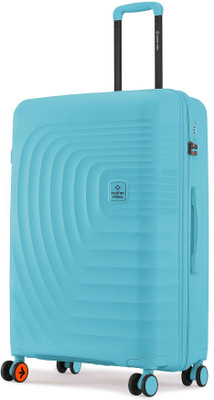 NASHER MILES Boston Hard-Sided Polypropylene Check-in Luggage Teal 75cm Trolley Bag Check-in Suitcase 8 Wheels - 28 inch