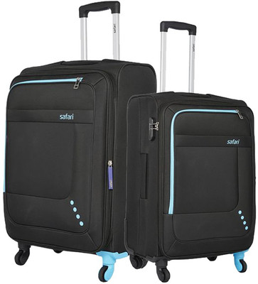 SAFARI STAR 2 (Small 56cm | Medium 65cm) Expandable  Cabin & Check-in Set 4 Wheels - 26 inch