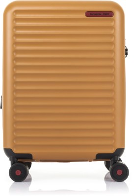 SAMSONITE TOIISC Polycarbonate 55 cms Hardsided Luggage (SAM TOIISC SP55/20 Gold Mustard) Expandable  Cabin Suitcase 8 Wheels - 21 inch