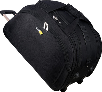SKYLINE 20Inch Expandable Luggage Travel Trolley Bag With 2 Wheels 55 L-Black Expandable  Cabin Suitcase 2 Wheels - 20 inch