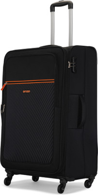 CITIZEN STRIPED EXPLORER BLACK LARGE 75 CM Expandable  Check-in Suitcase 4 Wheels - 30 Inch