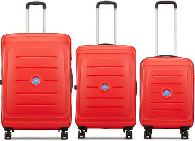VIP Corsa 3P Set (Cabin+Medium+Large) - Trolley Bag Expandable  Cabin & Check-in Set 8 Wheels - 28 Inch