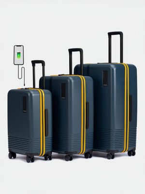 Mokobara The Set of 3 Luggage (Small 57.8cm | Medium 68.5 | Large 79cm ) Cabin & Check-in Set 8 Wheels - 31 inch