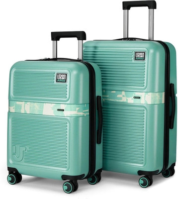 Urban Jungle by Safari Matcha Green Cabin & Check-in Set 8 Wheels - 24 inch