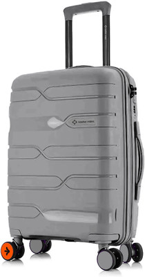 NASHER MILES Paris Hard-sided Polypropylene Check-In Luggage Grey 75cm Trolley bag Check-in Suitcase 8 Wheels - 28 inch