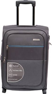 VIP SMALL SIZE 2 WHEEL(UNBREAKABLE) 56CM EXPANDABLE TROLLY BAG Expandable  Cabin Suitcase - 22 inch