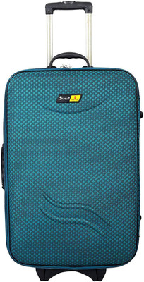 Skysun Antiscratch Polyester Check-in Hard Suitcase with 4 Wheels (S-24-853-F) Cabin & Check-in Set 2 Wheels - 24 inch