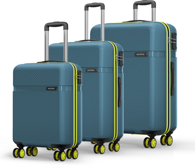 Safari Magnum Fury of 3 (Small 55cm | Medium 65cm | Large 75cm) 4W Cabin & Check-in Set 8 Wheels - 30 Inches