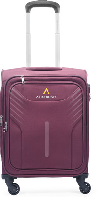 ARISTOCRAT SKYWAY 4W STR 55 (E) MRN Expandable  Cabin Suitcase 4 Wheels - 22 inch