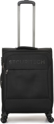 Securitech Vanguard 66 4DW Expandble Chek-In Trolley Bag Expandable  Check-in Suitcase 4 Wheels - 27 inch