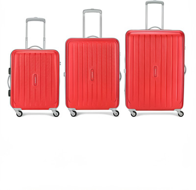ARISTOCRAT Photon Set of 3 (Small 55cm | Medium 64cm | Large 75cm) - Trolley Bag Cabin & Check-in Set 4 Wheels - 28 inch