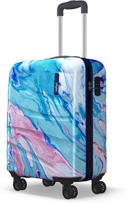 SAFARI Hue 8 Weels Printed Trolley Bag Cabin Suitcase 8 Wheels - 22 inch