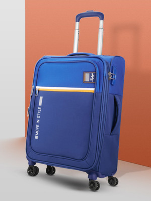 SKYBAGS Softsided of 2 (Small 58cm Medium 71cm) Stylish Luggage Expandable  Cabin & Check-in Set 8 Wheels - 28 Inch