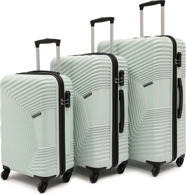 YAYAVAR Monaco Scratchproof 360Degree Rotating Latest Design Trolley Bag Cabin & Check-in Set 4 Wheels - 30 inch