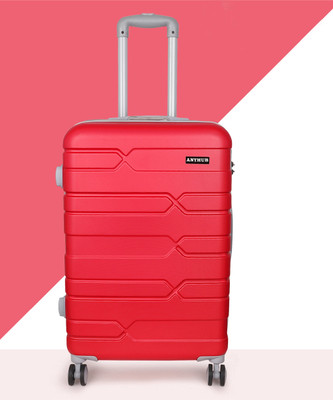 ANTHUB 360 Rotating Latest Trolley Hard PP and ABS 8 Wheel Spinner Unbreakable Bag Expandable  Cabin Suitcase 8 Wheels - 20 inch
