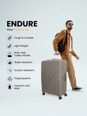 Kamiliant by American Tourister Combination Lock-Endure Expandable  Check-in Suitcase 8 Wheels - 26 inches