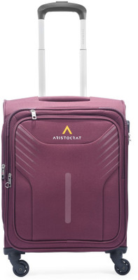 ARISTOCRAT SKYWAY 4W STR 55 (E) MRN Expandable  Cabin Suitcase 4 Wheels - 22 inch