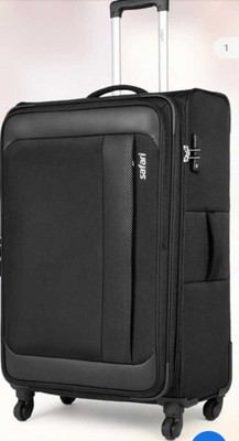 SAFARI SLANT 81 4W BLACK Expandable  Check-in Suitcase 4 Wheels - 32 inch