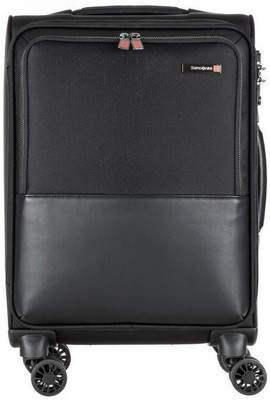 SAMSONITE SAM SEFTON MOBILE OFF SP55 BLK Expandable  Cabin Suitcase 4 Wheels - 22 Inch