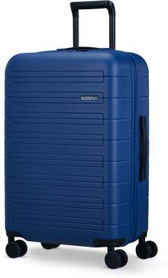 AMERICAN TOURISTER Novaeam 67 cm Hardsided Blue Medium Check-In Trolley Bag Expandable  Check-in Suitcase 8 Wheels - 26 Inch
