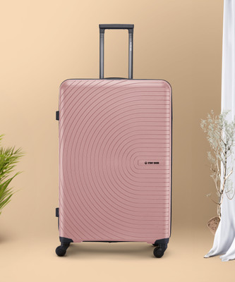 Stony Brook by Nasher Miles Hard-Sided Polypropylene Check-in Champagne 65cm Trolley Bag Check-in Suitcase 4 Wheels - 24 inch