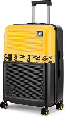 Urban Jungle by Safari Sundaze Yellow Check-in Suitcase 8 Wheels - 24 inch