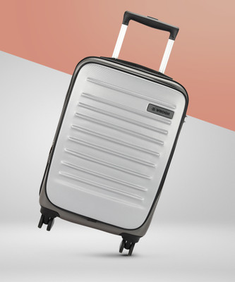 WROGN With Laptop Compartment- Kangaroo Cabin Suitcase 8 Wheels - 22 Inch