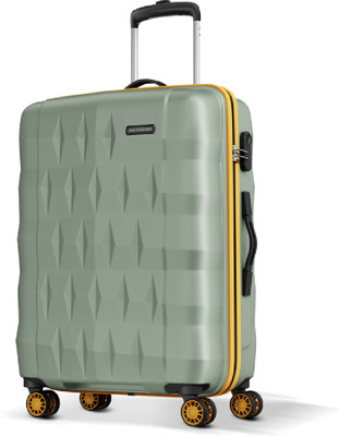 ARISTOCRAT Comet Check-in Trolley Bag 66cm, Medium Hard Luggage, 8-Wheel Suitcase (Green) Check-in Suitcase 8 Wheels - 26 inch
