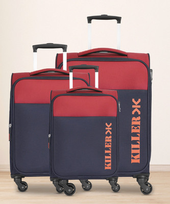 KILLER PLUG Combo Set (30inch+ 26inch+22inch) Expandable  Cabin & Check-in Set 4 Wheels - 30 inch