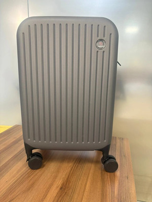 FLYLITE Plastic Collapsible & Foldable Hardcase Trolley Bag For Travel | Easy To Store Expandable  Cabin Suitcase 8 Wheels - 20 inch