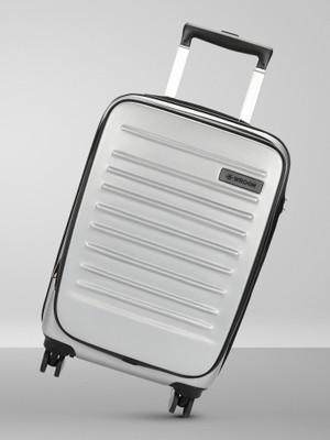WROGN With Laptop Compartment- Kangaroo Cabin Suitcase 8 Wheels - 22 Inch