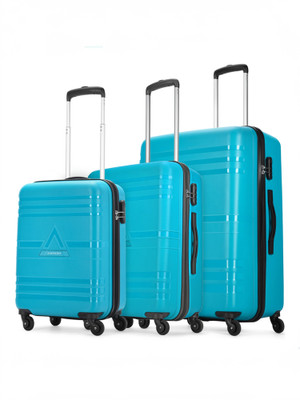 ARISTOCRAT Airstop 3 (Small 53cm | Medium 63cm | Large 73cm) - Trolley Bag Cabin & Check-in Set 4 Wheels - 29 Inch
