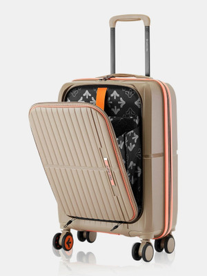 NASHER MILES Springfield HardSide Polypropylene Laptop Compartment Trolley Bag Cabin Suitcase 8 Wheels - 20 inch