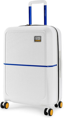 Urban Jungle Caliber Ivory Check-in Suitcase 8 Wheels - 26 inch