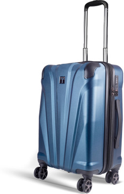 Timus Leolite Small Expandable Premium Polycarbonate Cabin Suitcase with TSA Lock Expandable  Cabin Suitcase 8 Wheels - 20 inch