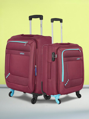 SAFARI STAR Set of 2 (Small 56cm | Medium 65cm) 4W Expandable Cabin & Check-in Set 4 Wheels - 26 inch
