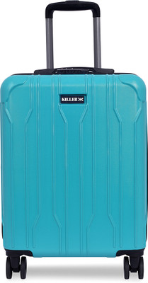KILLER X track Light-Weight & Durable Polycarbonate Green Hard Luggage Cabin & Check-in Set 8 Wheels - 20 Inch