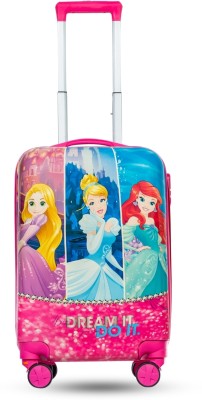 PAUL FASHION Kids 18 inches Frozen Girls print suitcase / trolley bag for kids Cabin & Check-in Set 4 Wheels - 18 inch