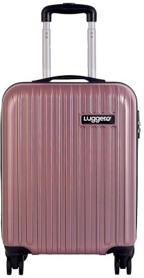 Luggero CLASSIC Light-Weight & Durable Polycarbonate ROSE GOLD Hard Luggage Cabin & Check-in Set 8 Wheels - 20 inch