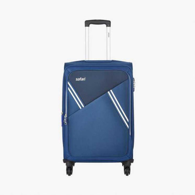 SAFARI PLUS 81 4W BLUE Expandable  Check-in Suitcase 4 Wheels - 32 inch