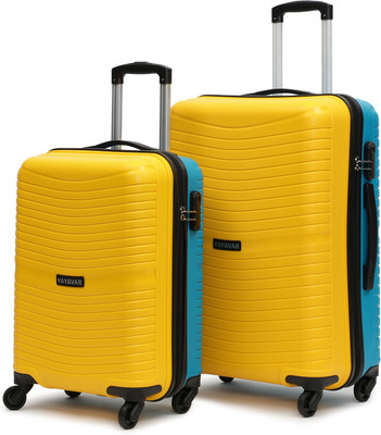 YAYAVAR TOKYO PLUS DUAL COLOUR (5 YEARS INTERNATIONAL WARRANTY) Cabin & Check-in Set 4 Wheels - 26 inch