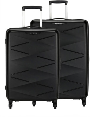 Kamiliant by American Tourister (Small 55 Cm | Medium 68 Cm)Combination Lock-Triprism Cabin & Check-in Set 4 Wheels - 27 inch