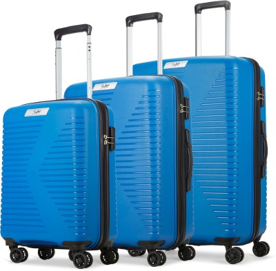 SKYBAGS Beat Pro 3P Set (Cabin+Medium+Large) - Trolley Bag Cabin & Check-in Set 8 Wheels - 31 Inch