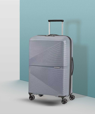 AMERICAN TOURISTER AMT AIRCONIC 67 CM COOL GREY (MEDIUM) Cabin & Check-in Set 8 Wheels - 24 inch