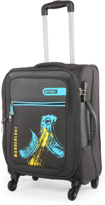 CITIZEN WANDER LUST GREY SMALL 55 CM Expandable  Cabin Suitcase 4 Wheels - 22 inch