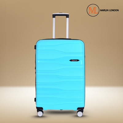 Marlin London UDAAN Light-Weight & Durable Polyproylene Hard Luggage Check-in Suitcase 8 Wheels - 24 inch deal from flipkart