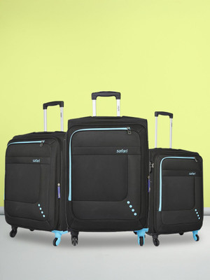 SAFARI STAR 3 (Small 55cm | Medium 65cm | Large 75cm) Expandable  Cabin & Check-in Set 4 Wheels - 30 inch