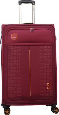 SAFARI 8 wheeler expandable soft luggage check-in Medium 71 cm suitcase trolley bag Expandable  Check-in Suitcase 8 Wheels - 24 inch
